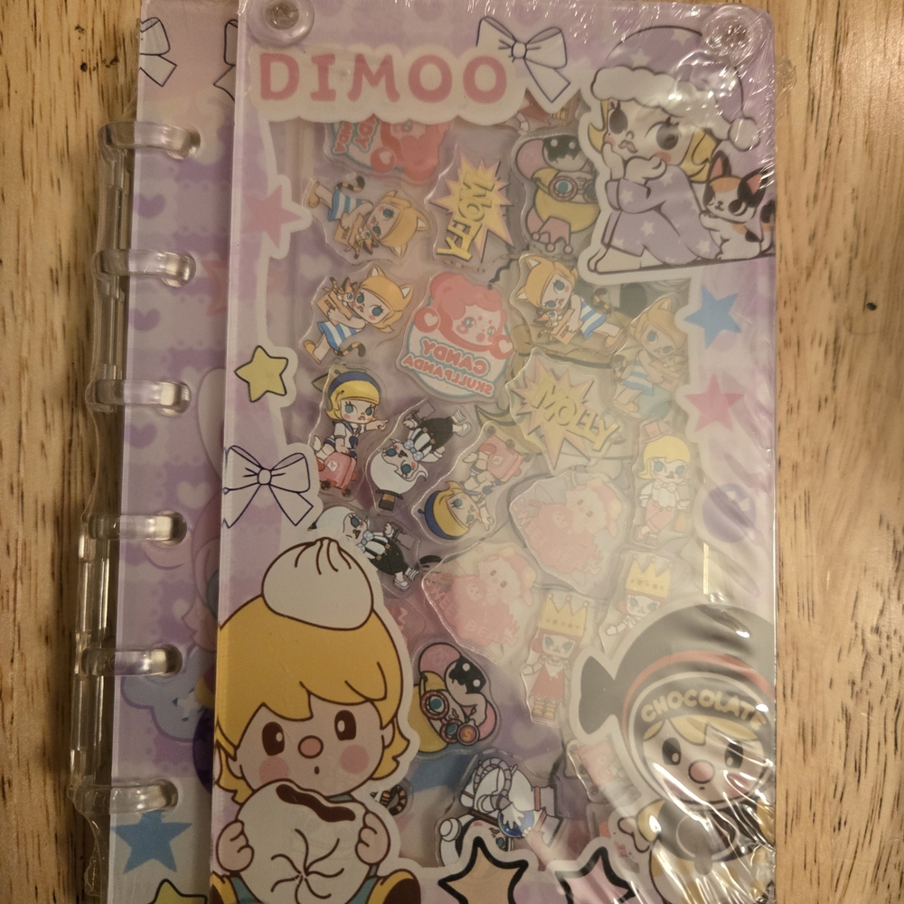 DIMOO Purple Cartoon Notebook